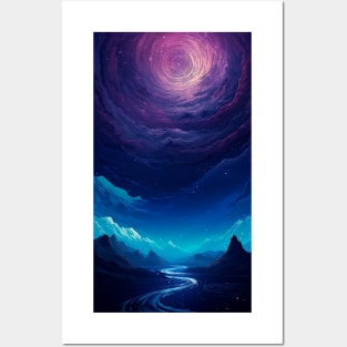 Space Night Posters and Art